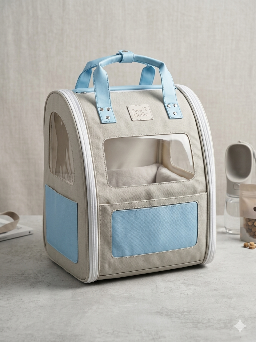 Skyline Blue Pet Backpack