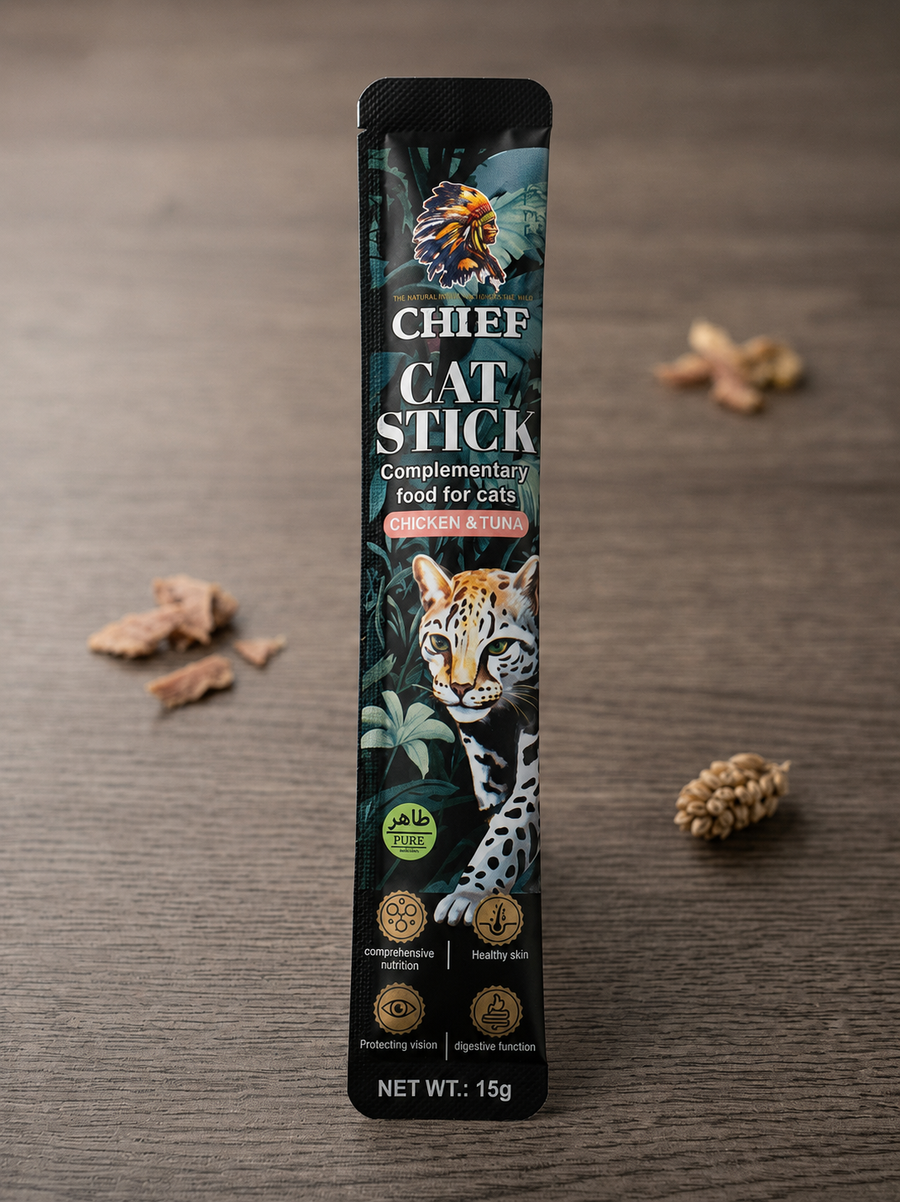 CHIEF Chicken & Tuna Treats (Halal - 15g x 10 sticks)