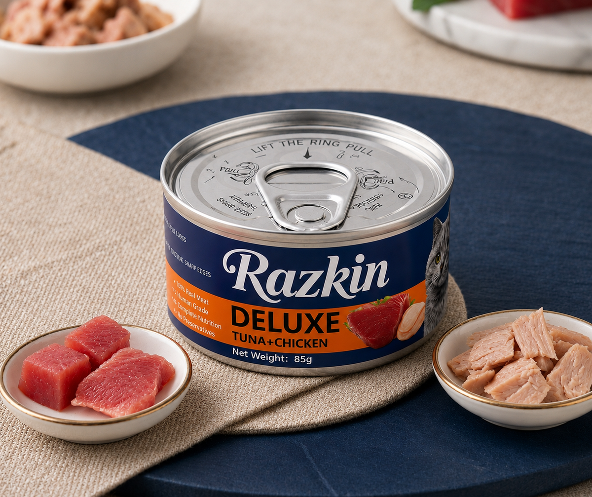 RAZKIN Tuna & Chicken (Halal - 85g x 6 cans)
