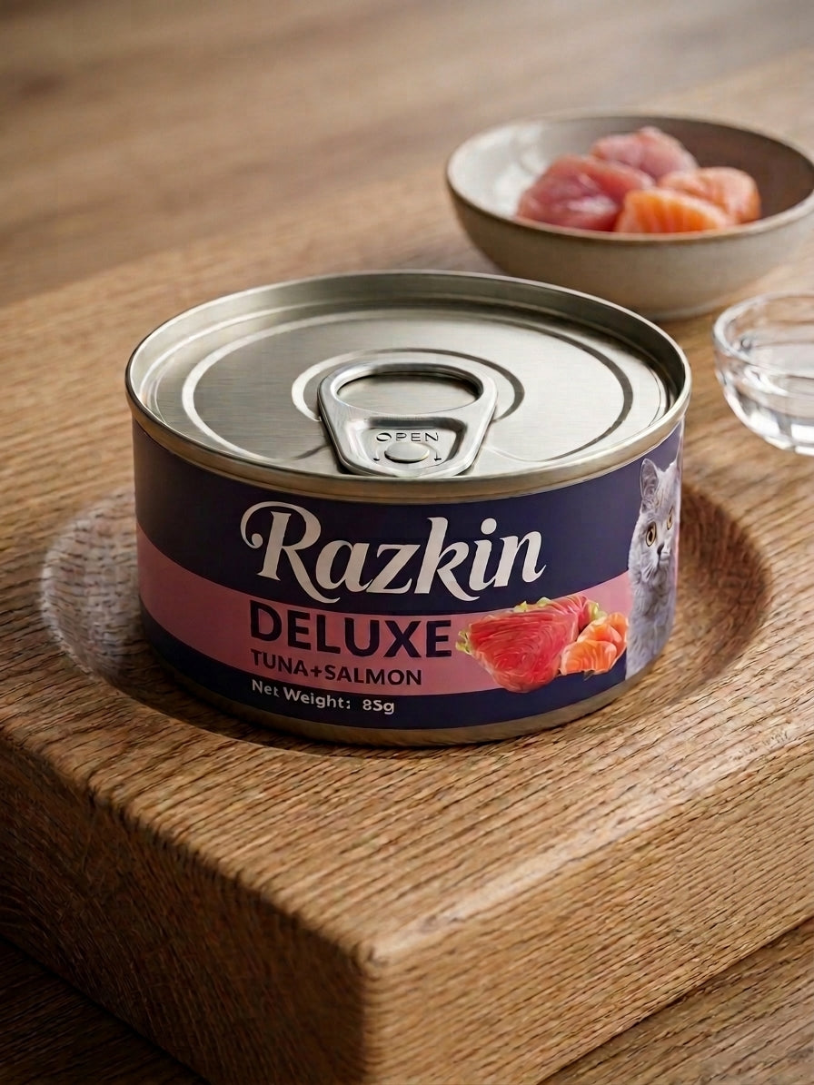 RAZKIN Tuna & Salmon (Halal - 85g x 6 cans)