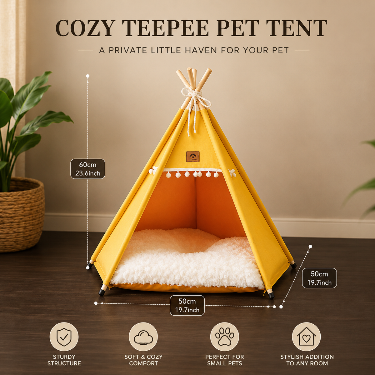 The Nomadic Paws Teepee
