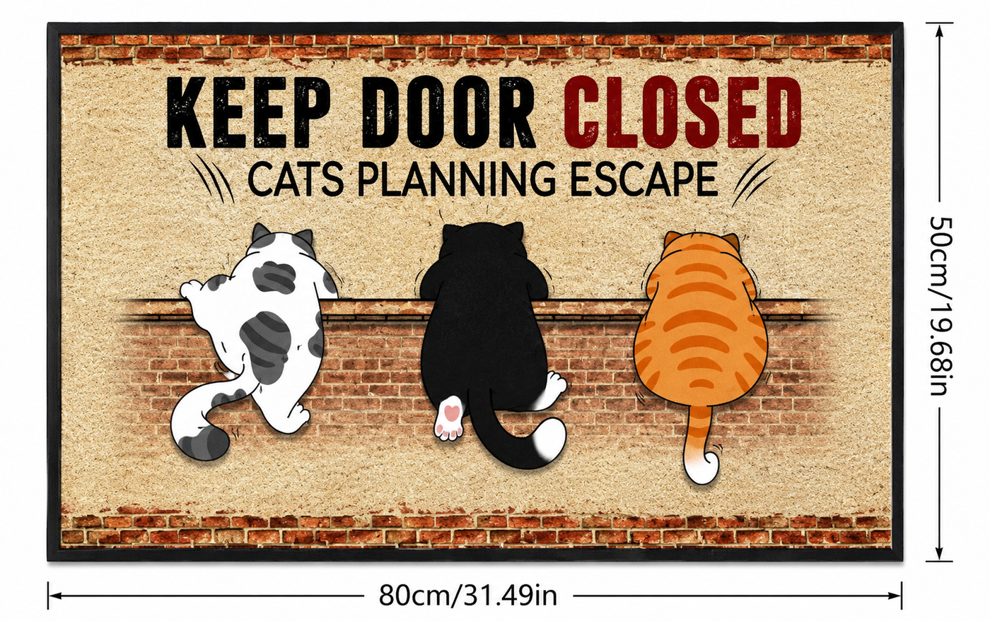 The "Great Escape" Cat Doormat